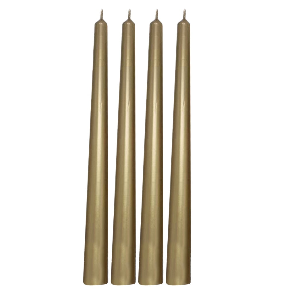 Bougies dorées par 4 OPJ