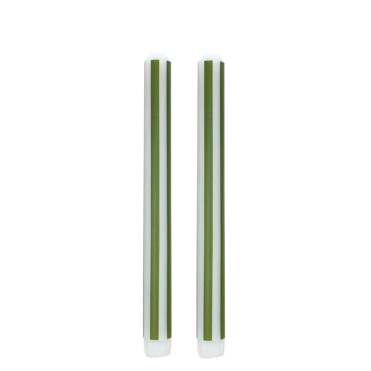 Set de 2 bougies rayures OPJ