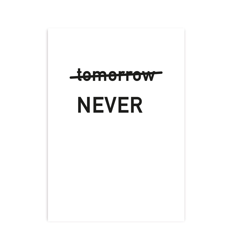 Carte noir et blanc GIRL