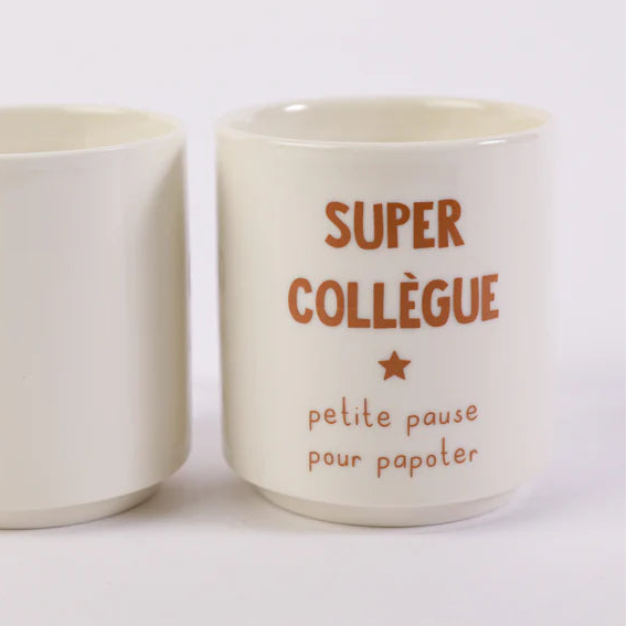 Mug tasse blanc à messages  SOP