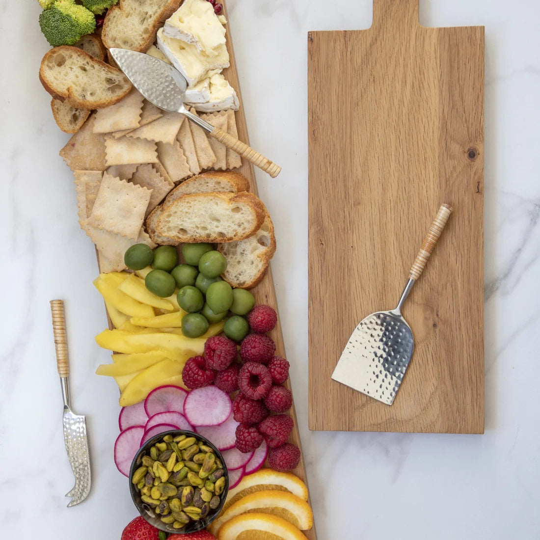Set de 3 couverts à fromage argent/ doré ou tressé ou corne BEH