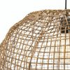 Lampe suspension panier rotin BYB
