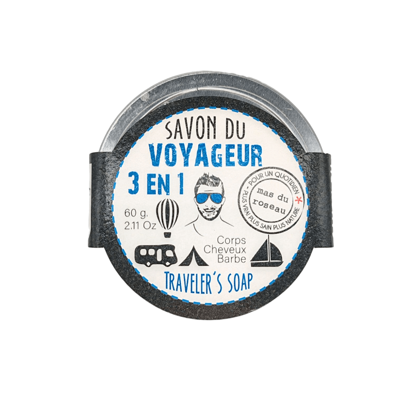 Savon du voyageur 3 en 1 MAS