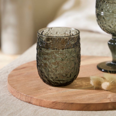 Set de 4 gobelets en verre fumé COT