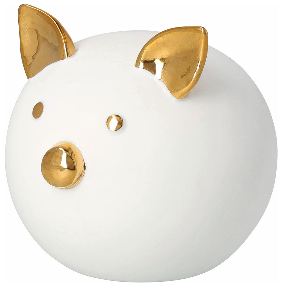 Tirelire cochon porcelaine RAD