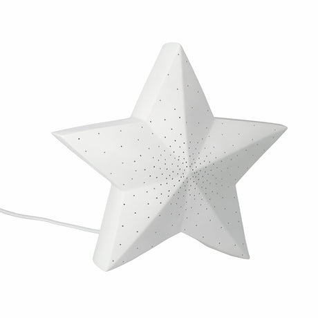 Lampe étoile porcelaine RAD