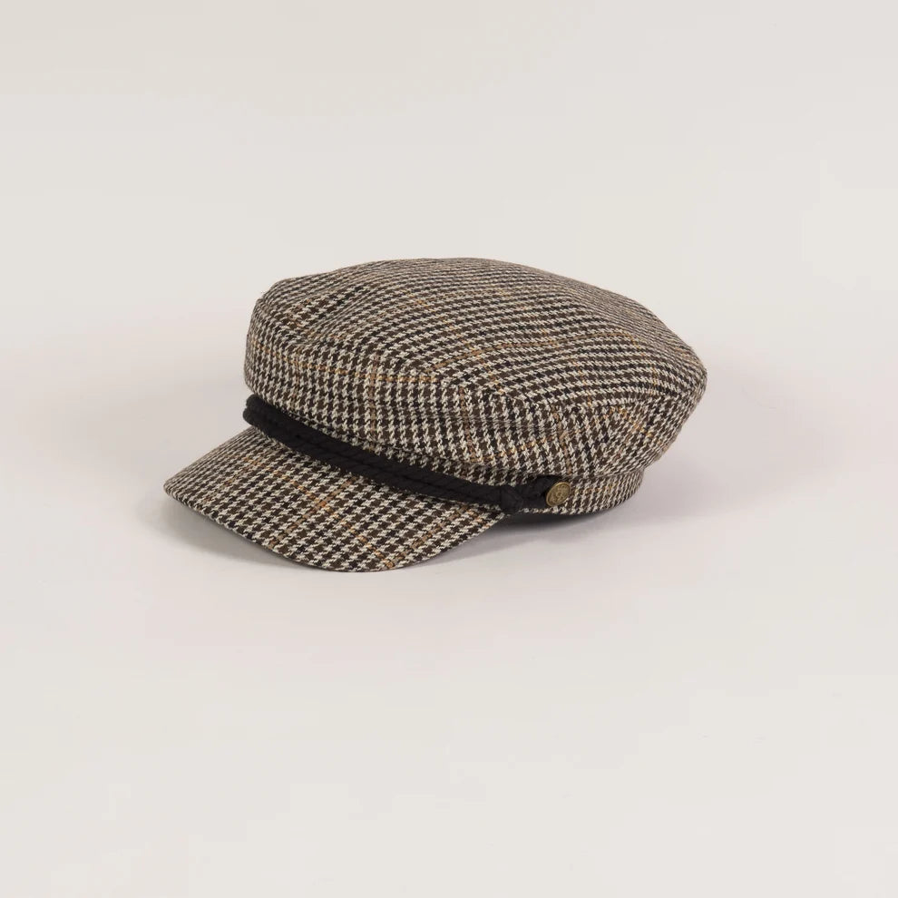Casquette capitaine rétro tweed ARA