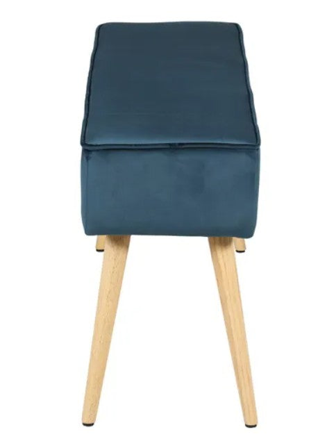 Banc popy  velours côtelé ou lisse ZAG