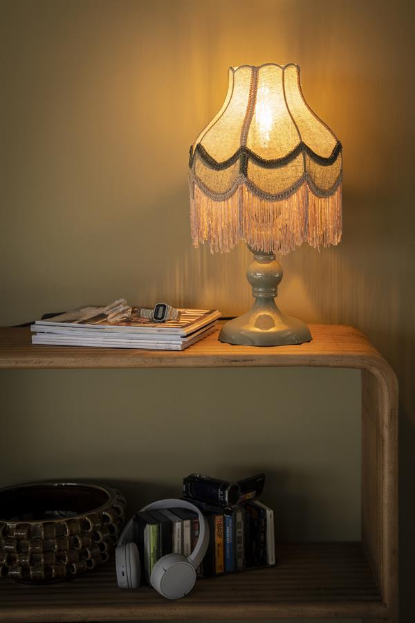 Lampe à poser abat jour à franges Fringaloo BYB