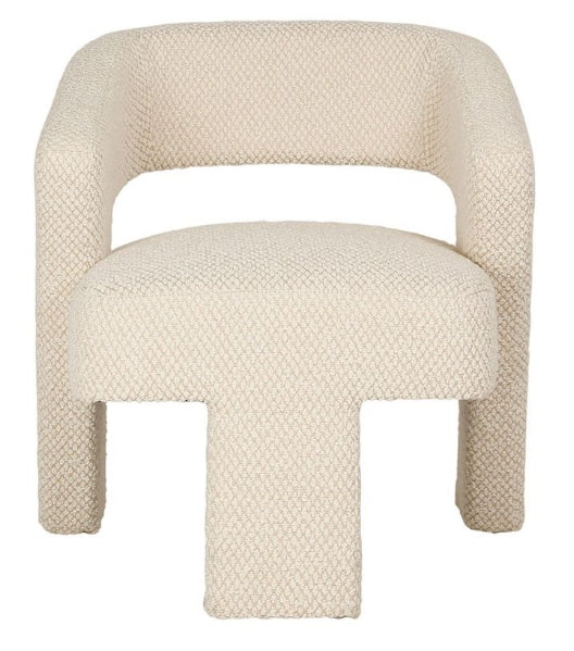 Fauteuil Klosen bouclette ivoire SEM