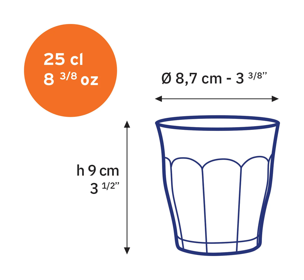 Verre Picardie 25 cl DURALEX