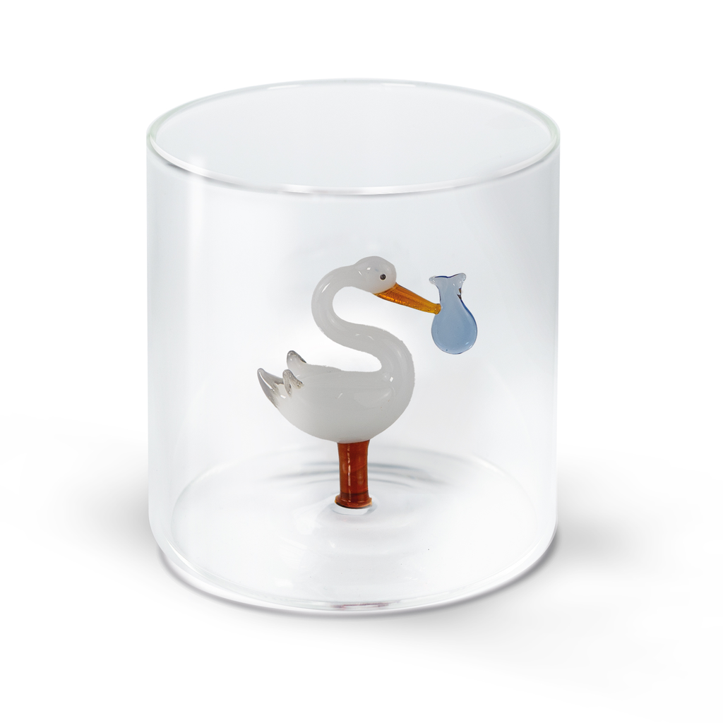 Gobelet verre figurine WD