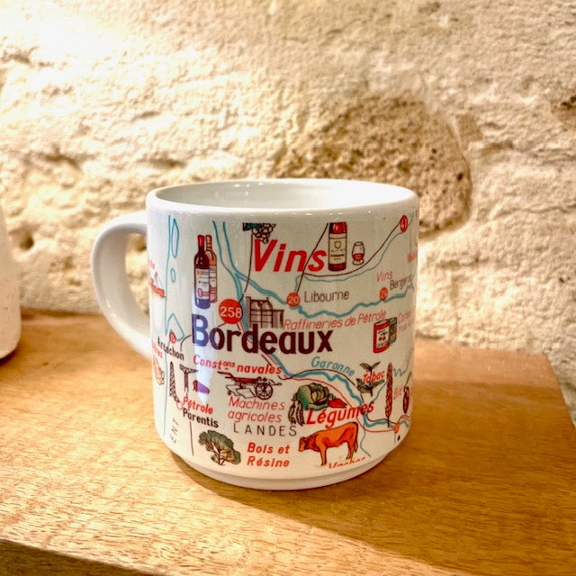 Mug céramique carte géographique ZAR