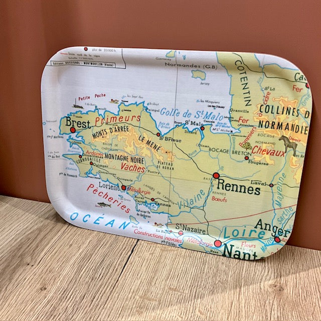 Plateau carte géographique moyen ZAR