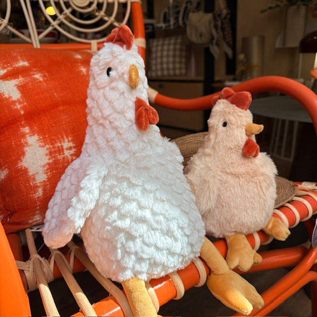 Peluche poule ou poussin JAR