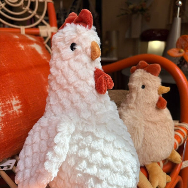 Peluche poule ou poussin JAR