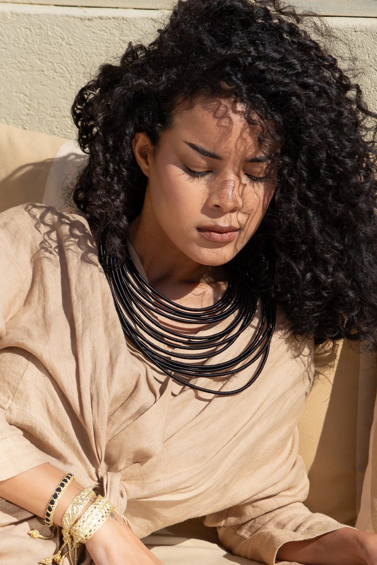 Collier en soie de cactus SHU
