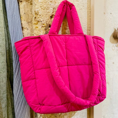 Sac coloré matelassé grand modèle FOI