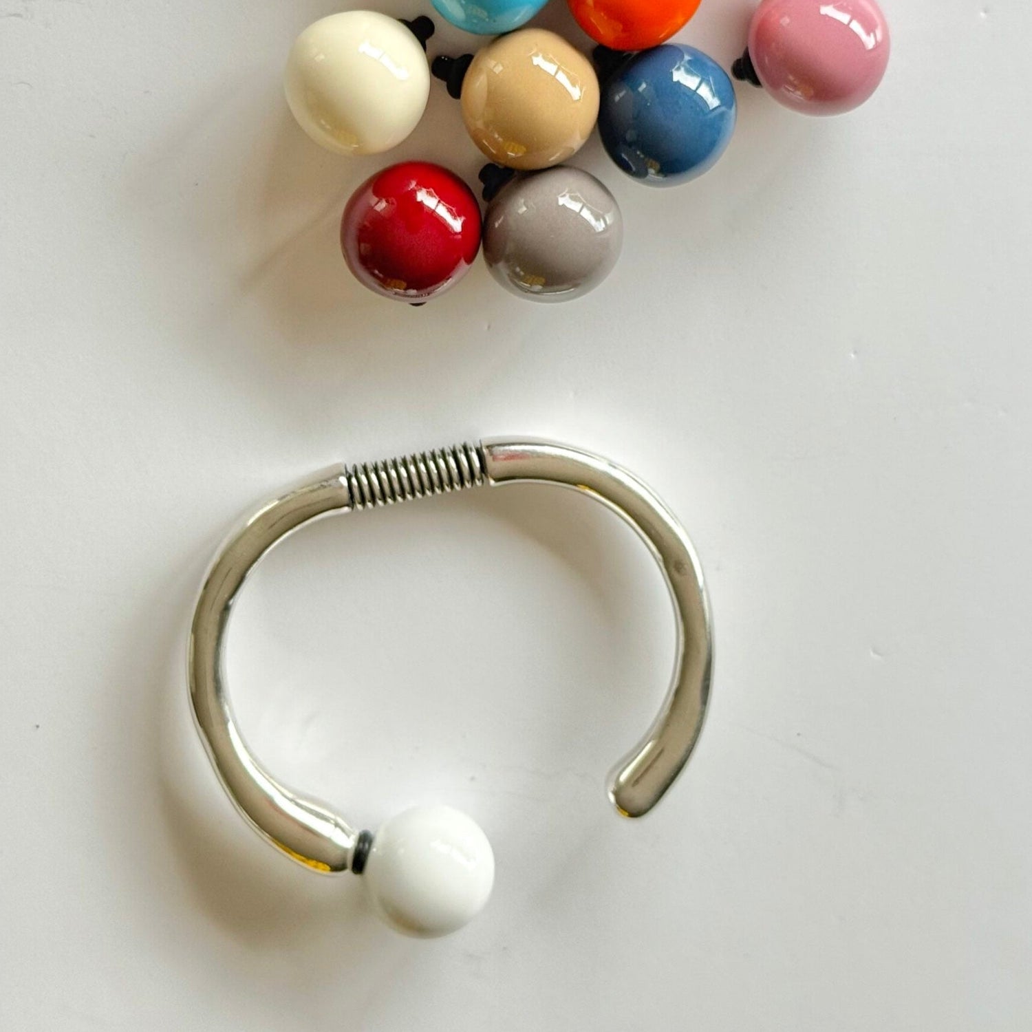 Bracelet Argent  Boule Céramique SEN