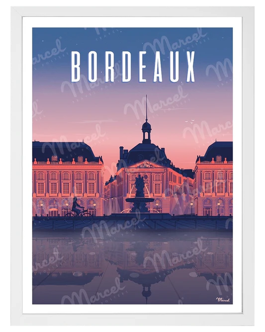 Affiche marcel bordeaux 30/40 MAR