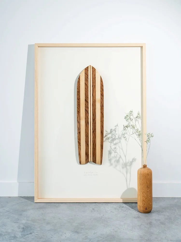 Cadre surf XL objet salé en bois artisanal AMM