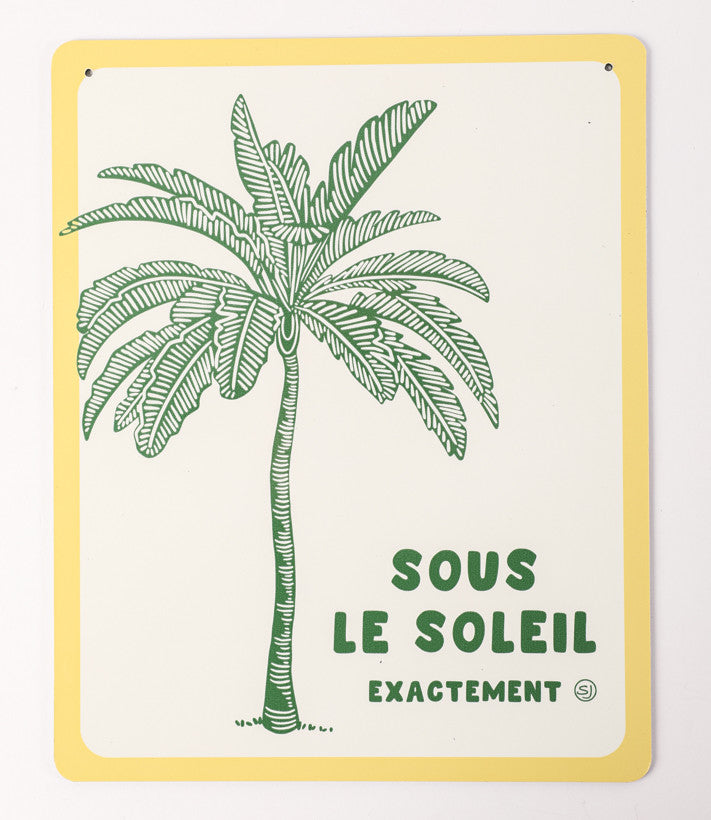 Plaque  à message grand modèle SOP