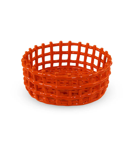 Corbeille en grès laqué WD
