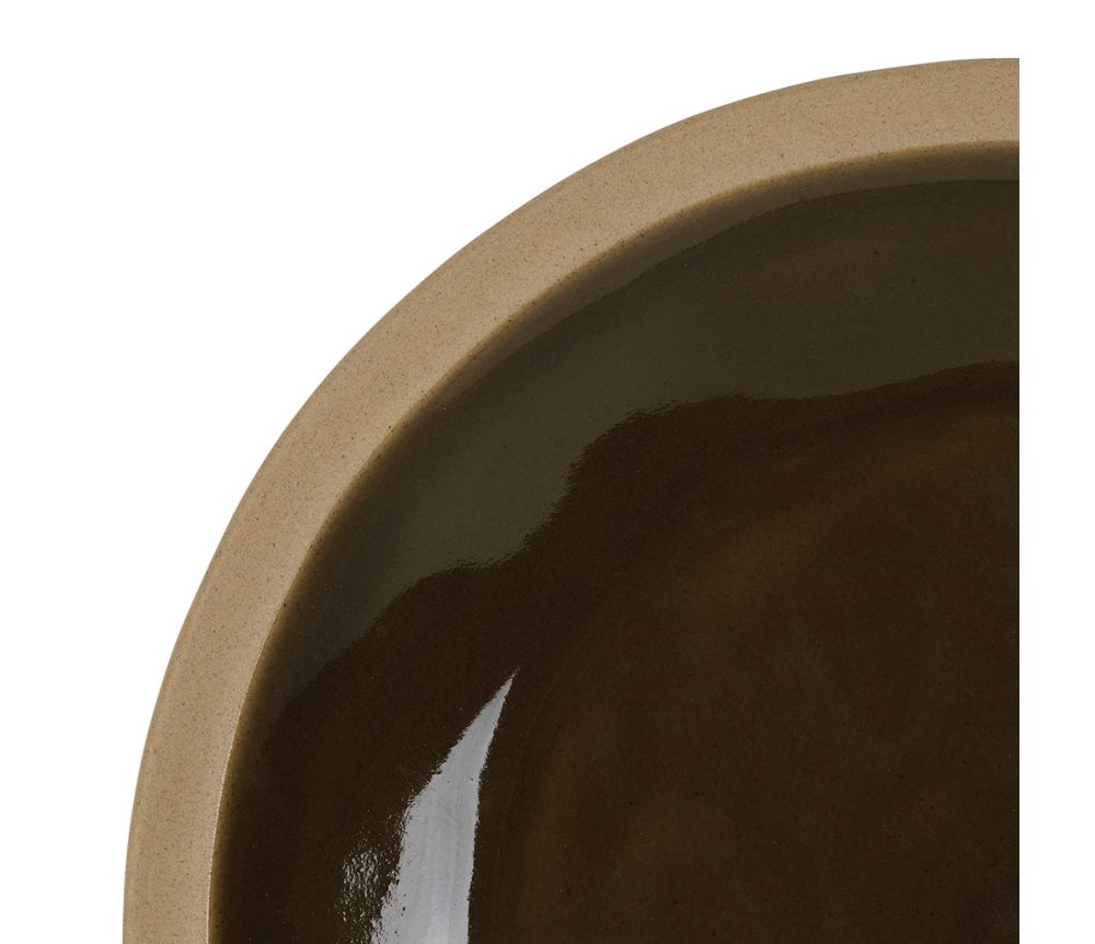 Assiette creuse Jade grès COT