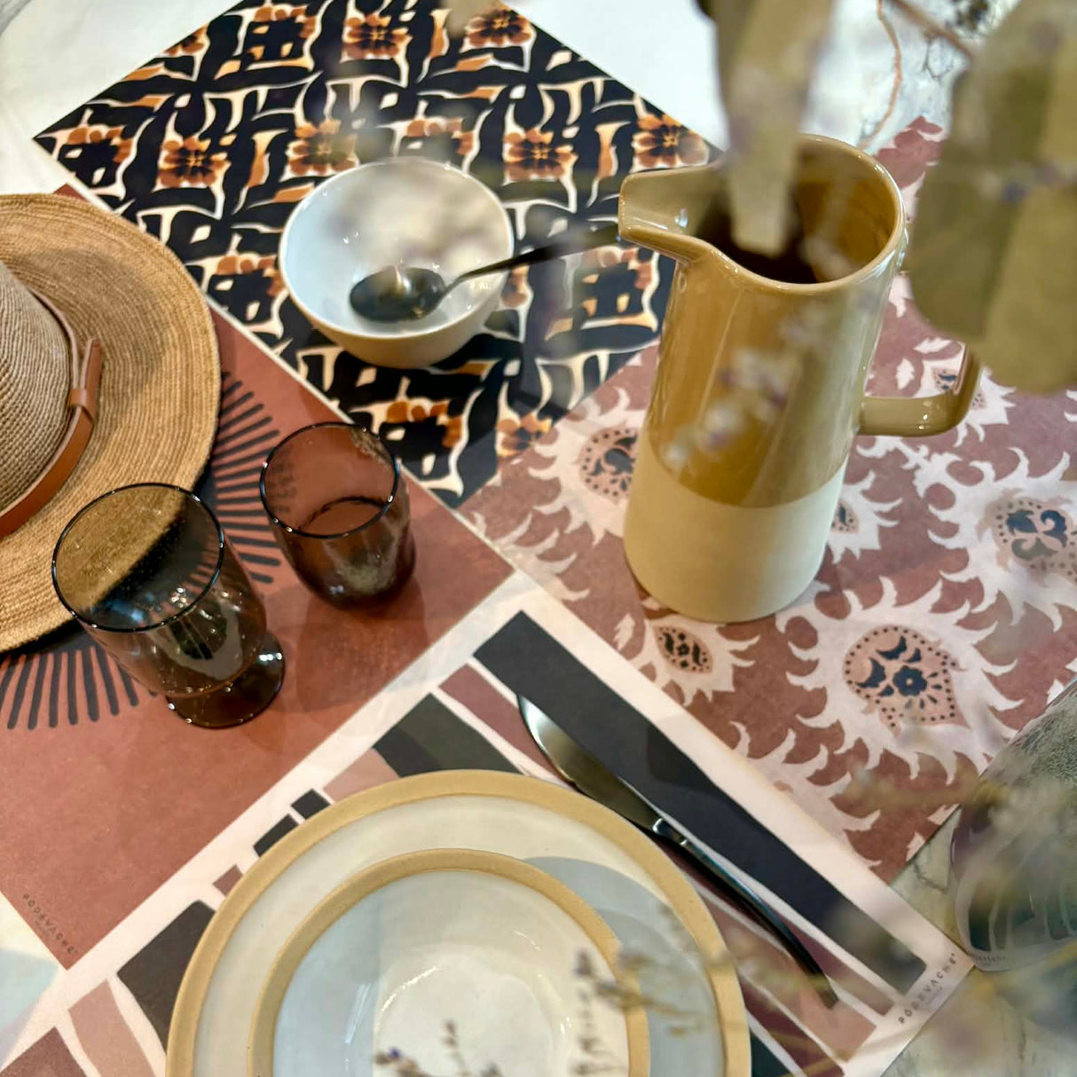 Set de table rectangle vinyle POD