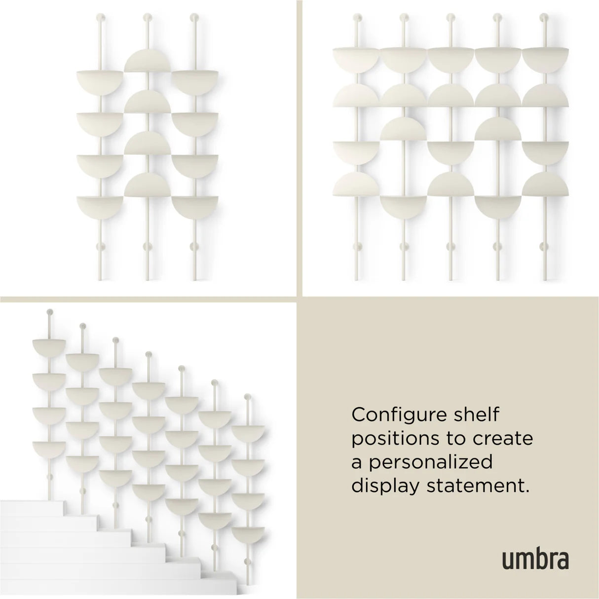 Etagère demi sphère UMB