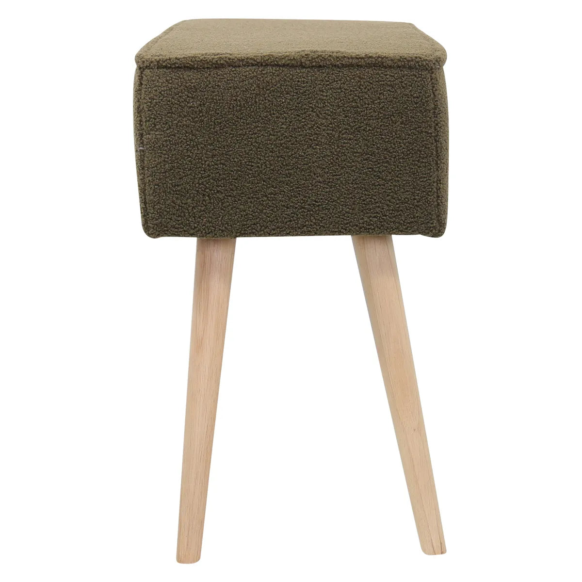 Banc popy bouclette blanc ou kaki ZAG