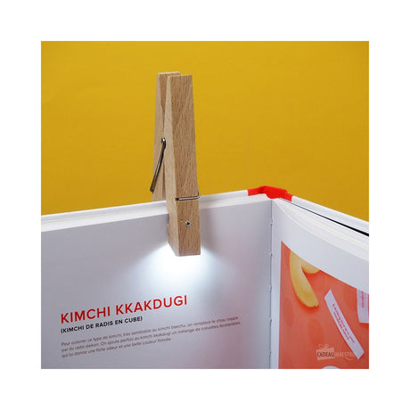 Pince à linge lampe de lecture KIK