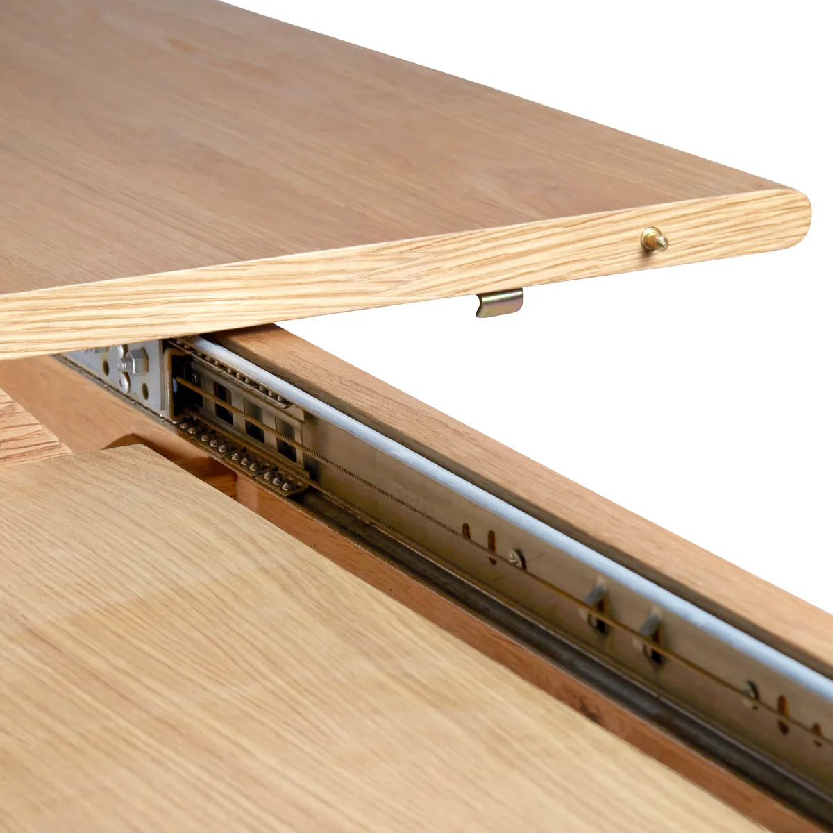 Table de repas à rallonges chêne MESUBLI ZAG