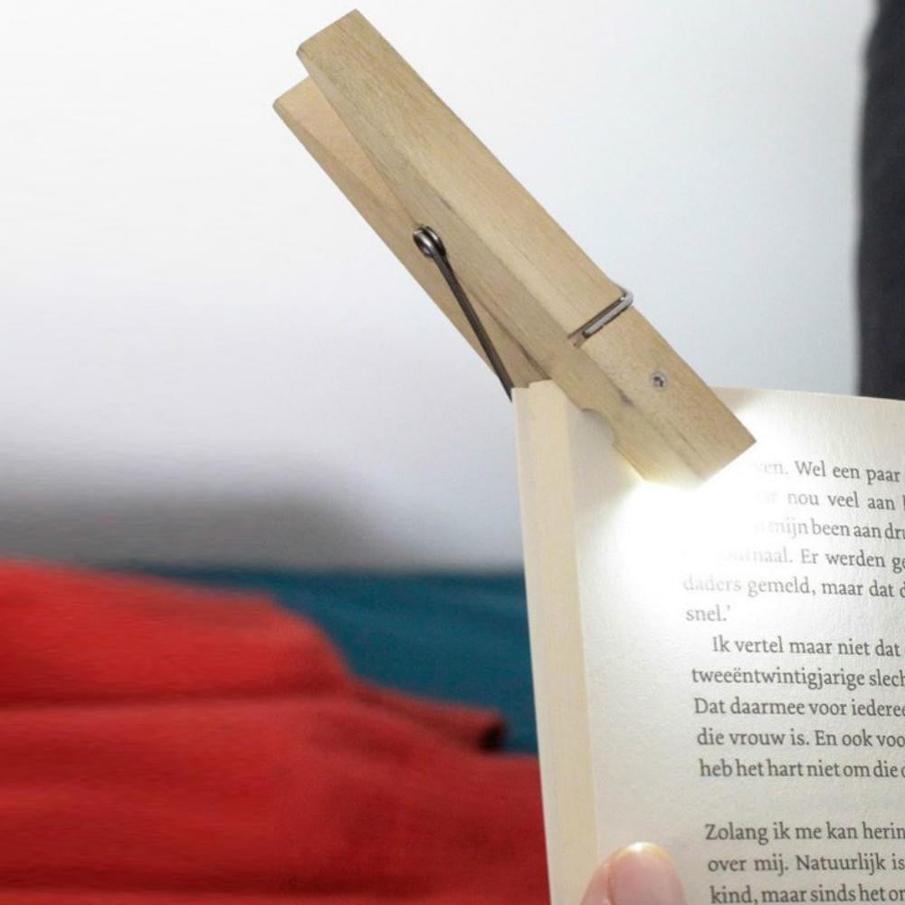 Pince à linge lampe de lecture KIK