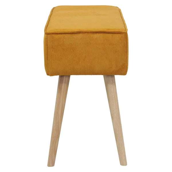 Banc popy  velours côtelé ou lisse ZAG