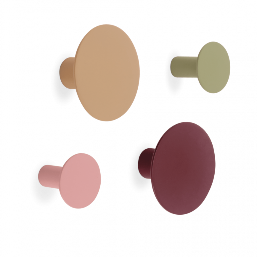 Lot 4 patères couleurs REM