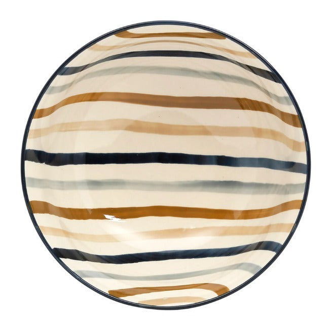 Saladier rayé blue sand SEM