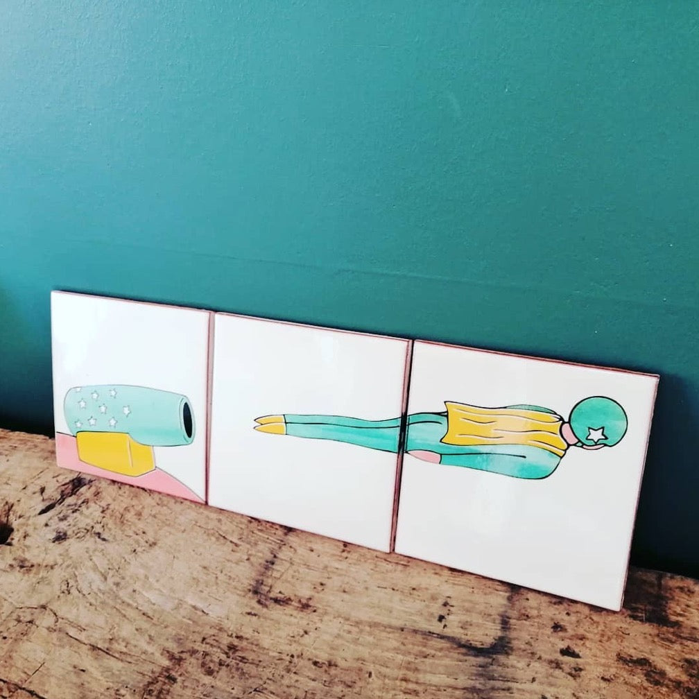 Carreaux l'homme canon