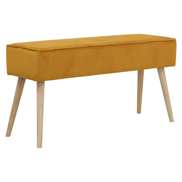 Banc popy  velours côtelé ou lisse ZAG