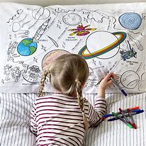 Taie oreiller à colorier DOO