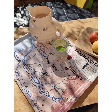 Plateau carte géographique grand ZAR