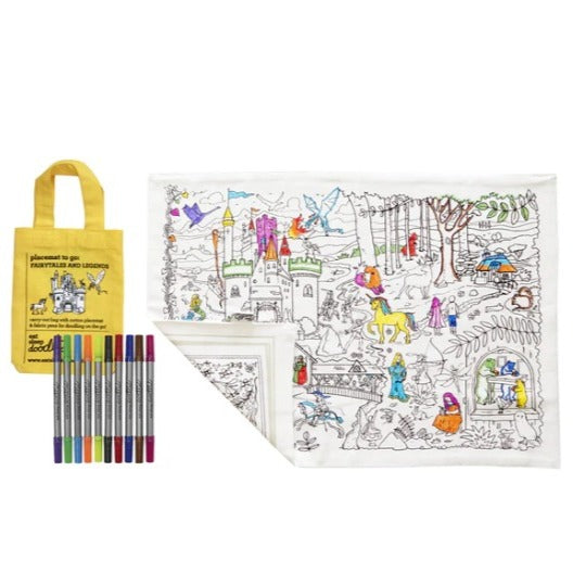 Set de table à colorier EAT