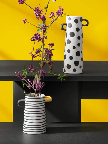 Vase rayé 2 anses petit modèle ASA