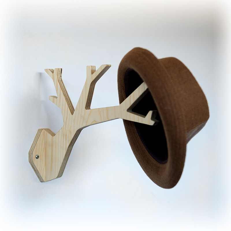 Patère cerf petit bois No T