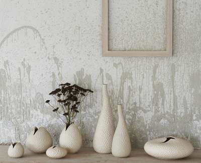 Vase nature beige moyen ASA