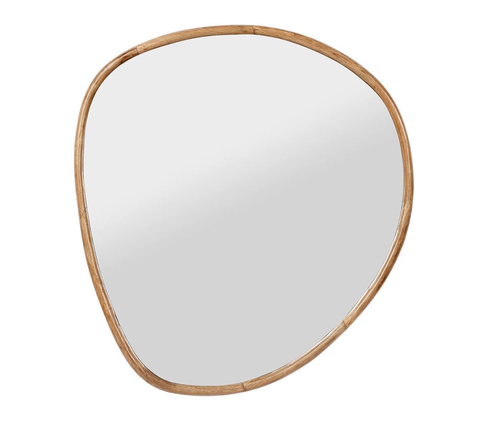 Miroir géant organique bois hervea 93X97 SEM