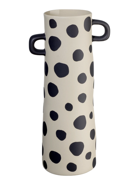 Vase rayé pois 2 anses grand modèle ASA
