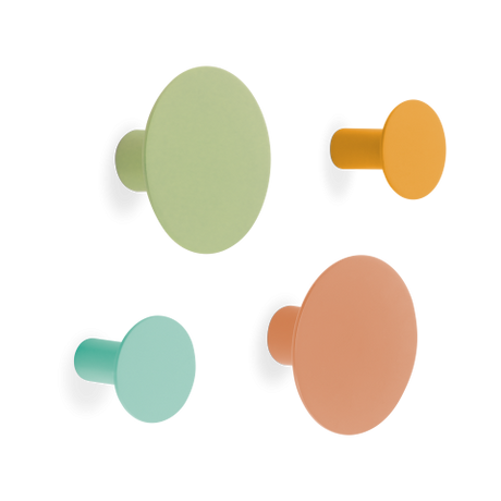 Lot 4 patères couleurs REM