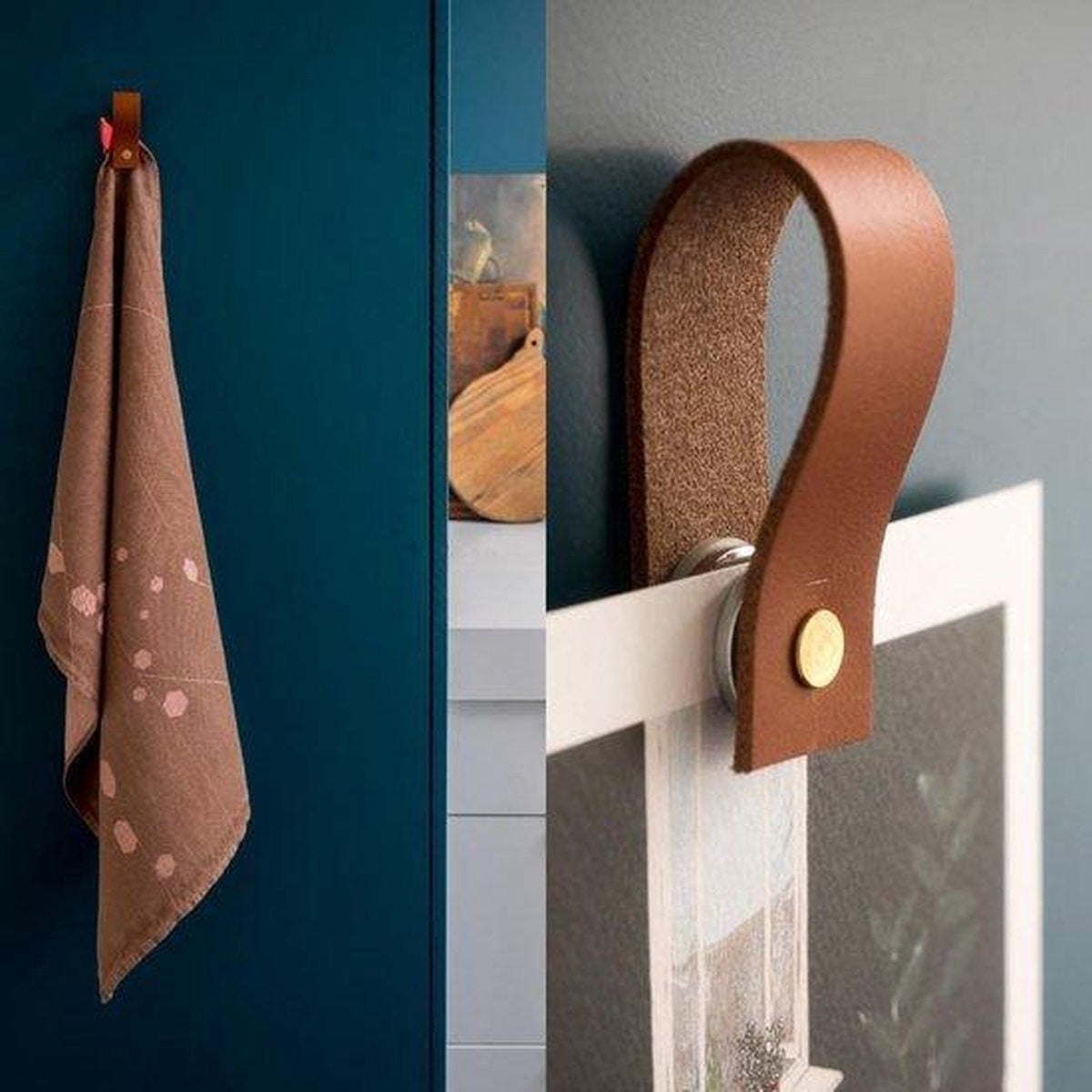 Patère cuir HAN