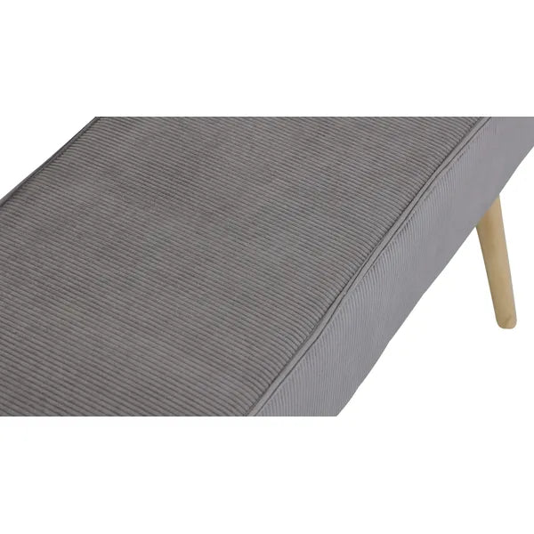 Banc popy  velours côtelé ou lisse ZAG